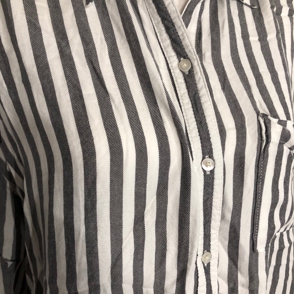 Hollister Oversized Striped Button Up - Picture 3 of 4